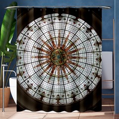 Dome Glass Architecture Glass Dome Shower Curtain 60  X 72  (medium)  by Wegoenart