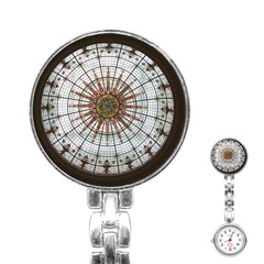 Dome Glass Architecture Glass Dome Stainless Steel Nurses Watch by Wegoenart