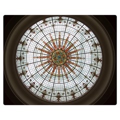 Dome Glass Architecture Glass Dome Double Sided Flano Blanket (medium)  by Wegoenart