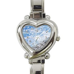 Coast Beach Shell Conch Water Heart Italian Charm Watch by Wegoenart