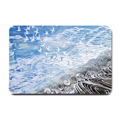 Coast Beach Shell Conch Water Small Doormat  by Wegoenart