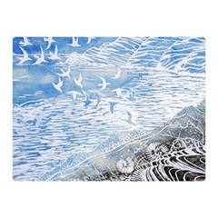 Coast Beach Shell Conch Water Double Sided Flano Blanket (Mini) 