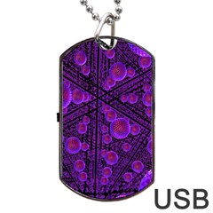 Spheres Combs Structure Regulation Dog Tag Usb Flash (two Sides) by Wegoenart