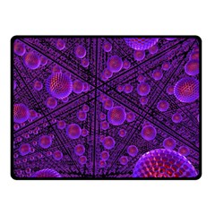 Spheres Combs Structure Regulation Double Sided Fleece Blanket (small)  by Wegoenart