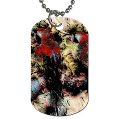 Ara Bird Parrot Animal Art Dog Tag (two Sides) by Wegoenart