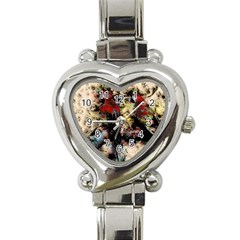 Ara Bird Parrot Animal Art Heart Italian Charm Watch by Wegoenart