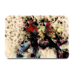 Ara Bird Parrot Animal Art Plate Mats by Wegoenart