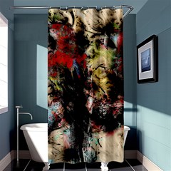 Ara Bird Parrot Animal Art Shower Curtain 36  X 72  (stall)  by Wegoenart