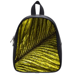 Feather Macro Bird Plumage Nature School Bag (small) by Wegoenart