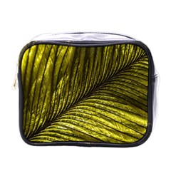 Feather Macro Bird Plumage Nature Mini Toiletries Bag (one Side) by Wegoenart