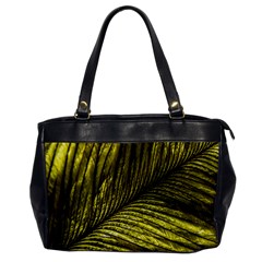 Feather Macro Bird Plumage Nature Oversize Office Handbag by Wegoenart