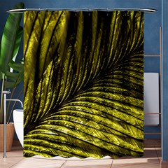 Feather Macro Bird Plumage Nature Shower Curtain 60  X 72  (medium)  by Wegoenart