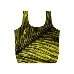 Feather Macro Bird Plumage Nature Full Print Recycle Bag (s) by Wegoenart