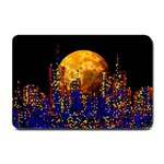 Skyline Frankfurt Abstract Moon Small Doormat  24 x16  Door Mat