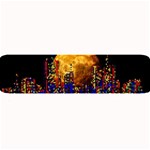 Skyline Frankfurt Abstract Moon Large Bar Mats 32 x8.5  Bar Mat