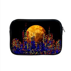 Skyline Frankfurt Abstract Moon Apple Macbook Pro 15  Zipper Case by Wegoenart