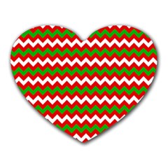 Christmas Paper Scrapbooking Pattern Heart Mousepads by Wegoenart