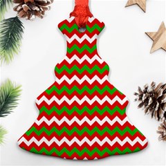 Christmas Paper Scrapbooking Pattern Christmas Tree Ornament (two Sides) by Wegoenart