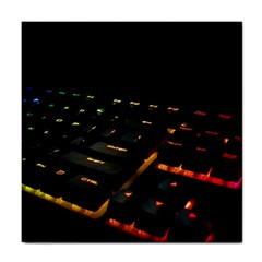 Keyboard Led Technology Tile Coasters by Wegoenart