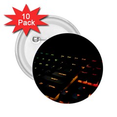 Keyboard Led Technology 2 25  Buttons (10 Pack)  by Wegoenart