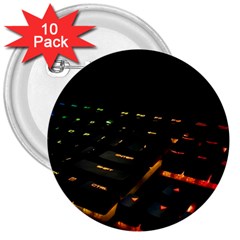 Keyboard Led Technology 3  Buttons (10 Pack)  by Wegoenart