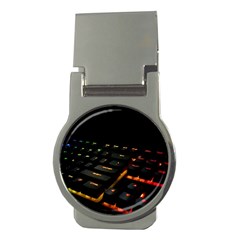 Keyboard Led Technology Money Clips (round)  by Wegoenart