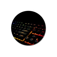 Keyboard Led Technology Magnet 3  (round) by Wegoenart