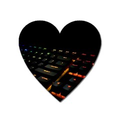 Keyboard Led Technology Heart Magnet by Wegoenart