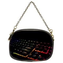 Keyboard Led Technology Chain Purse (two Sides) by Wegoenart