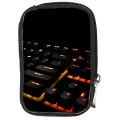 Keyboard Led Technology Compact Camera Leather Case by Wegoenart