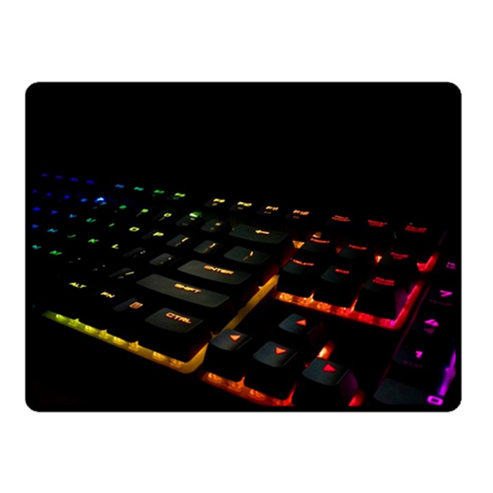 Keyboard Led Technology Double Sided Fleece Blanket (Small) 