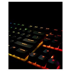 Keyboard Led Technology Drawstring Bag (small) by Wegoenart