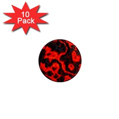 Lava Planet Space Universe Fire 1  Mini Magnet (10 Pack)  by Wegoenart