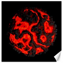 Lava Planet Space Universe Fire Canvas 20  X 20  by Wegoenart