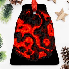 Lava Planet Space Universe Fire Bell Ornament (two Sides) by Wegoenart