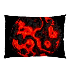 Lava Planet Space Universe Fire Pillow Case (two Sides) by Wegoenart