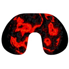 Lava Planet Space Universe Fire Travel Neck Pillows by Wegoenart