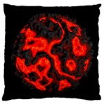 Lava Planet Space Universe Fire Standard Flano Cushion Case (One Side) Front