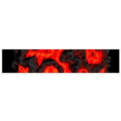 Lava Planet Space Universe Fire Small Flano Scarf by Wegoenart