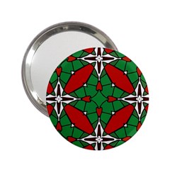 Christmas Seamless Pattern Xmas 2 25  Handbag Mirrors by Wegoenart