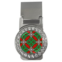 Christmas Seamless Pattern Xmas Money Clips (cz)  by Wegoenart