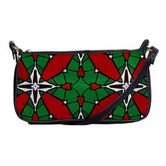 Christmas Seamless Pattern Xmas Shoulder Clutch Bag by Wegoenart