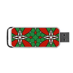 Christmas Seamless Pattern Xmas Portable Usb Flash (one Side) by Wegoenart