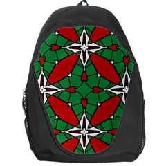 Christmas Seamless Pattern Xmas Backpack Bag by Wegoenart