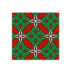 Christmas Seamless Pattern Xmas Satin Bandana Scarf by Wegoenart