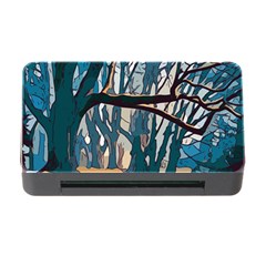 Forest Artwork Card Greeting Woods Memory Card Reader With Cf by Wegoenart