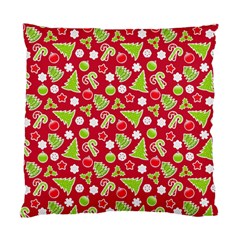 Christmas Paper Scrapbooking Pattern Standard Cushion Case (one Side) by Wegoenart