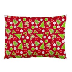 Christmas Paper Scrapbooking Pattern Pillow Case by Wegoenart