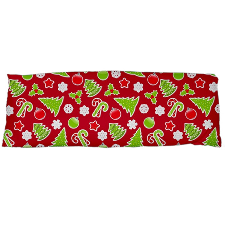 Christmas Paper Scrapbooking Pattern Body Pillow Case (Dakimakura)