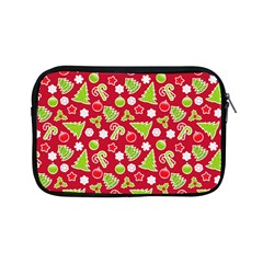 Christmas Paper Scrapbooking Pattern Apple Ipad Mini Zipper Cases by Wegoenart